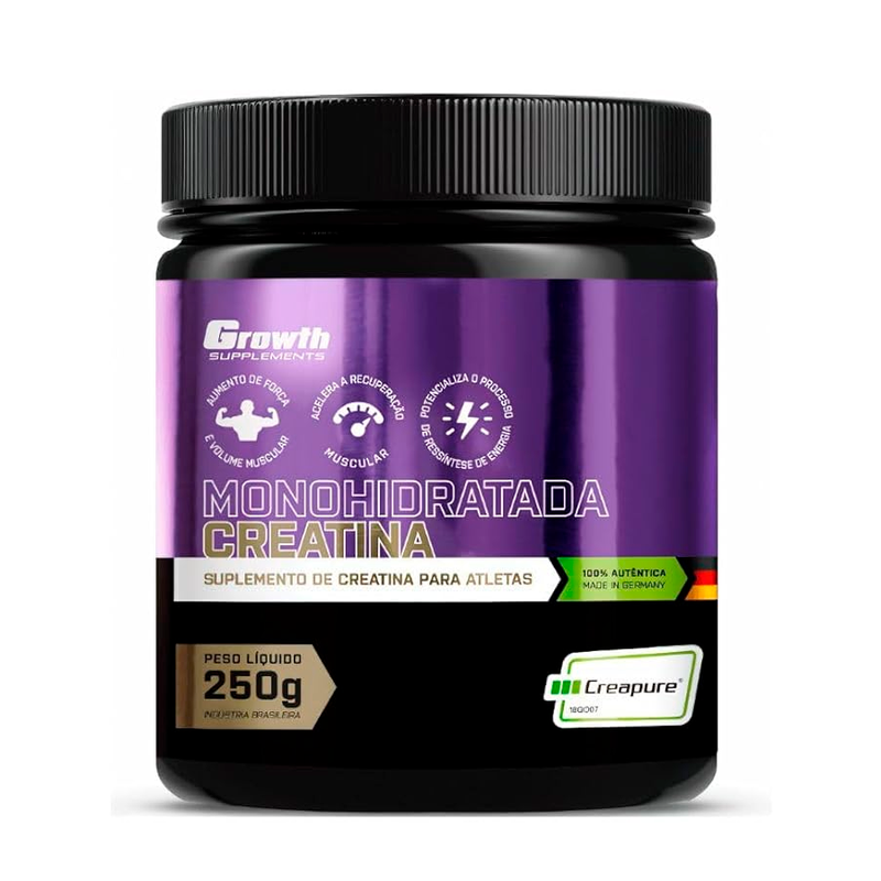 Creatina Growth Supplements 250g - Creapure sem sabor