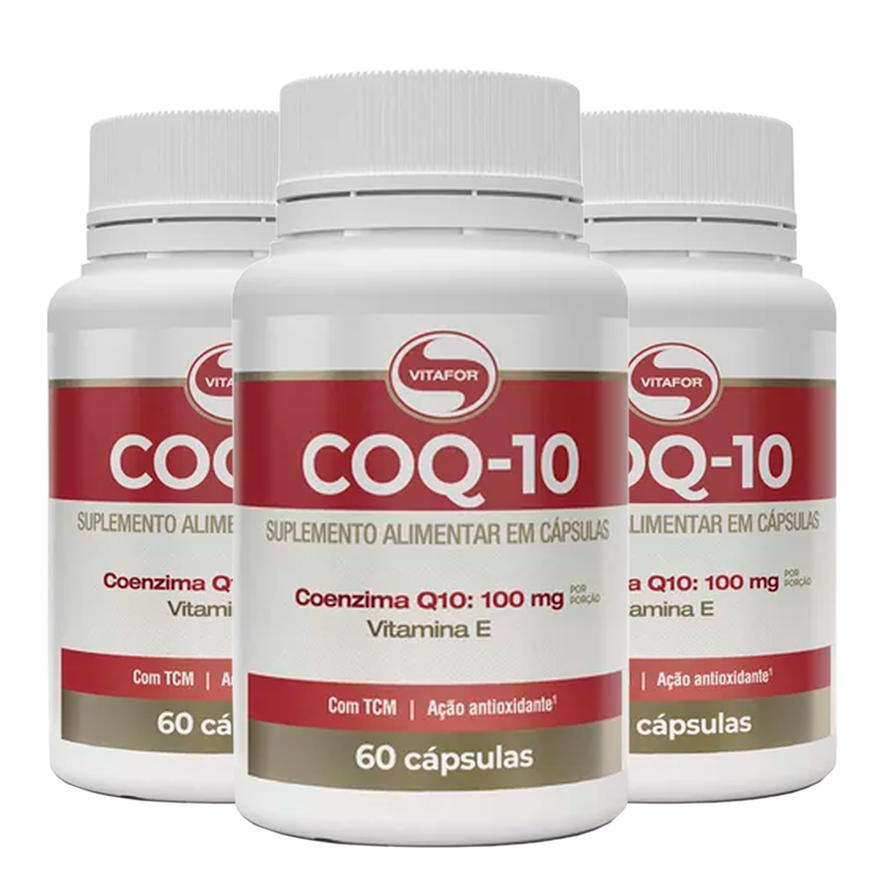 Coenzima Q10 COQ-10 100mg por Porção 60 cápsulas - Vitafor