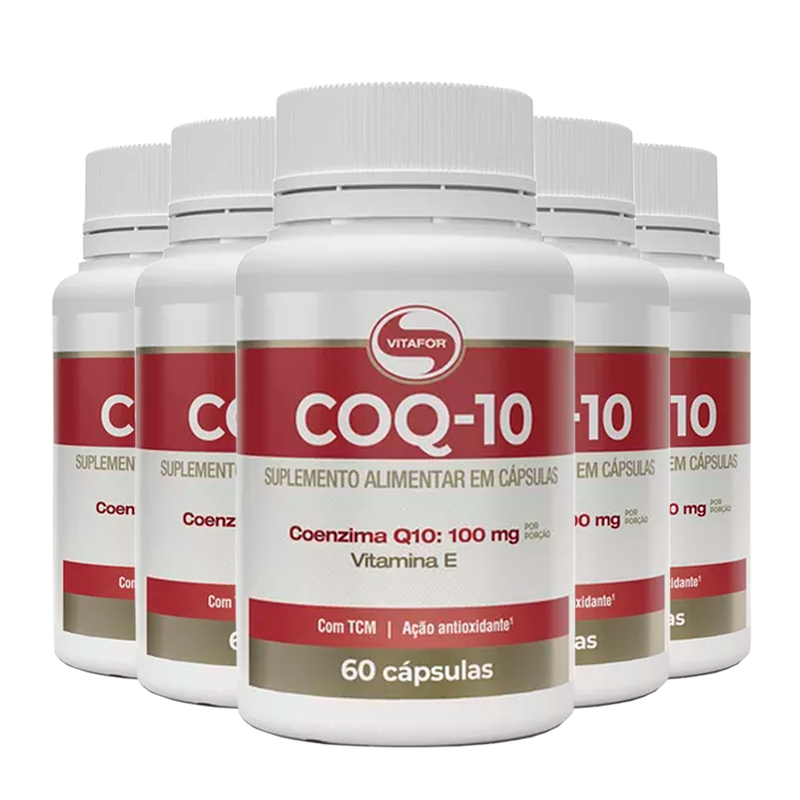 Coenzima Q10 COQ-10 100mg por Porção 60 cápsulas - Vitafor