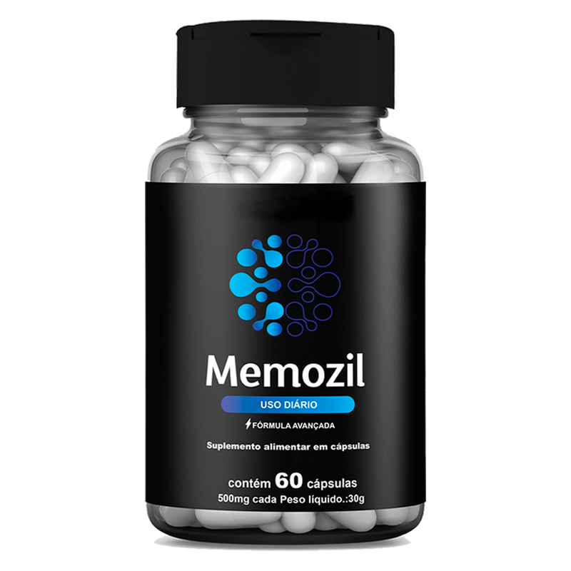 Memozil Original 60 Cápsulas - Memória e Concentração