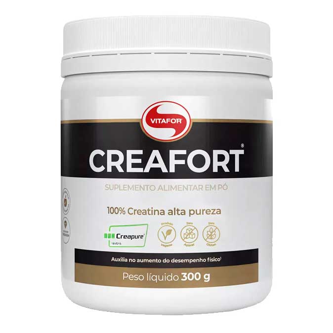 Creatina Creafort Creapure Vitafor 300g - Sem sabor