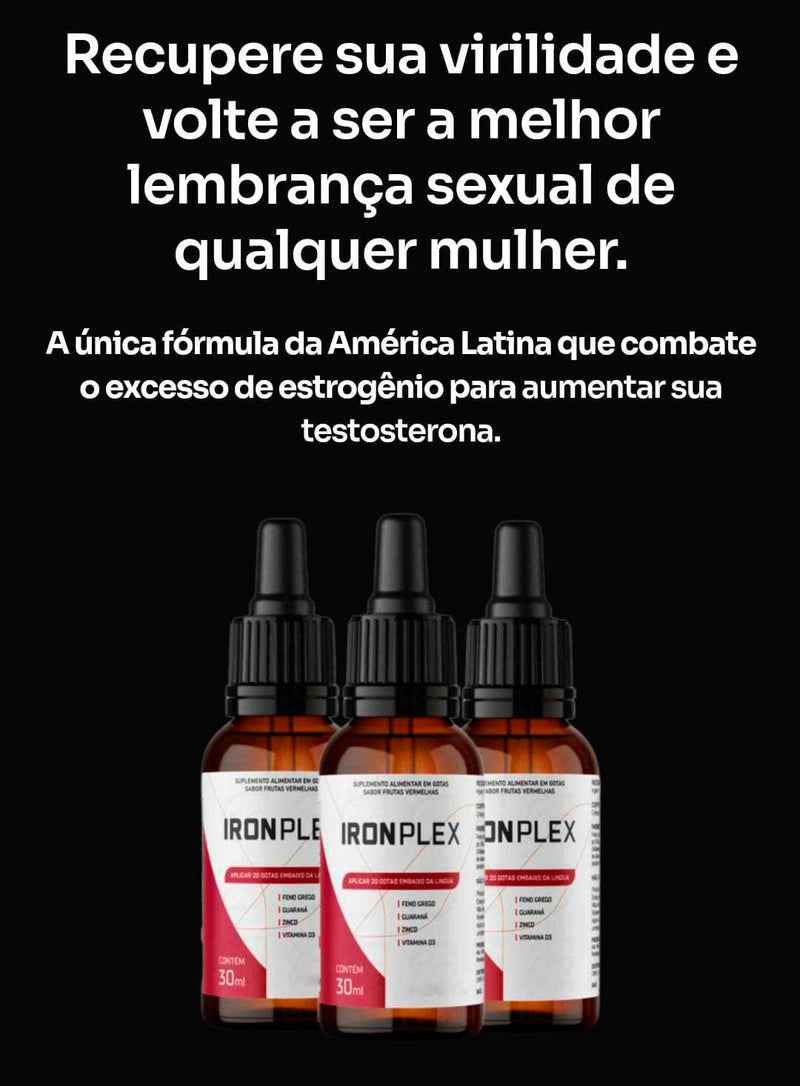 Ironplex Original 30ml - Leia a descrição para mais informações