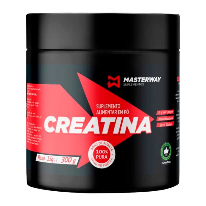 Creatina Monohidratada 300g - Masterway Suplementos