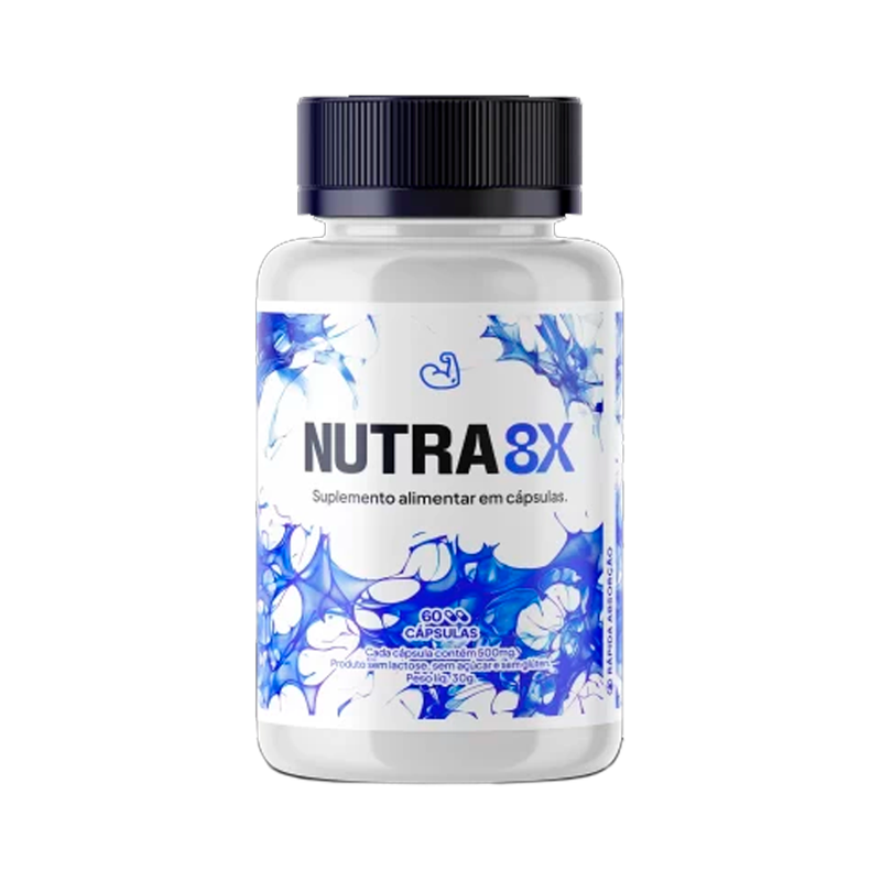 Nutra 8x Original 60 Cápsulas - Leia a descrição para mais informações