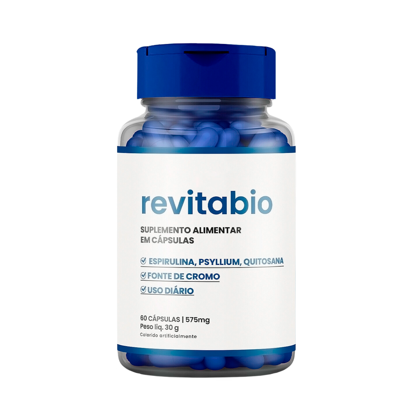 RevitaBio Original 60 Cápsulas - Rico em Cromo