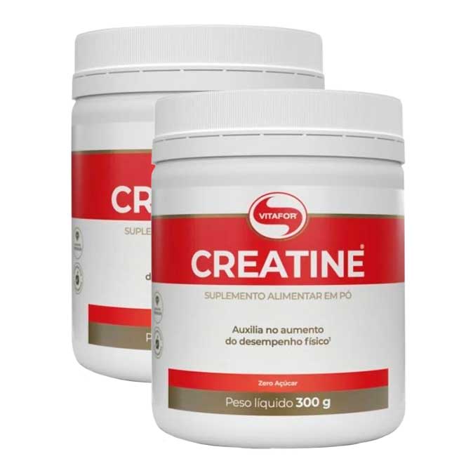 Creatine 300g Vitafor - Creatina monohidratada de alta qualidade - sem sabor