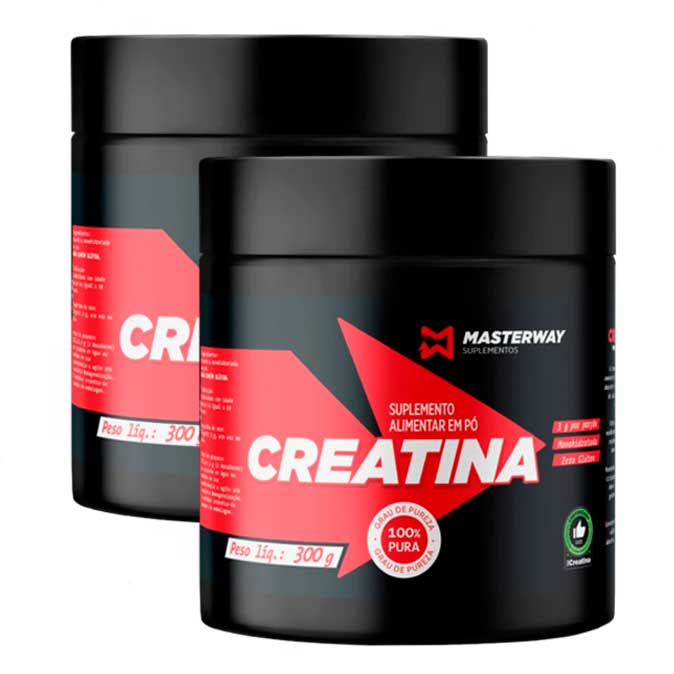 Creatina Monohidratada 300g - Masterway Suplementos