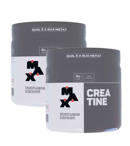 Suplemento Monohidratada em Pó Max Titanium Pote 300g sem Sabor