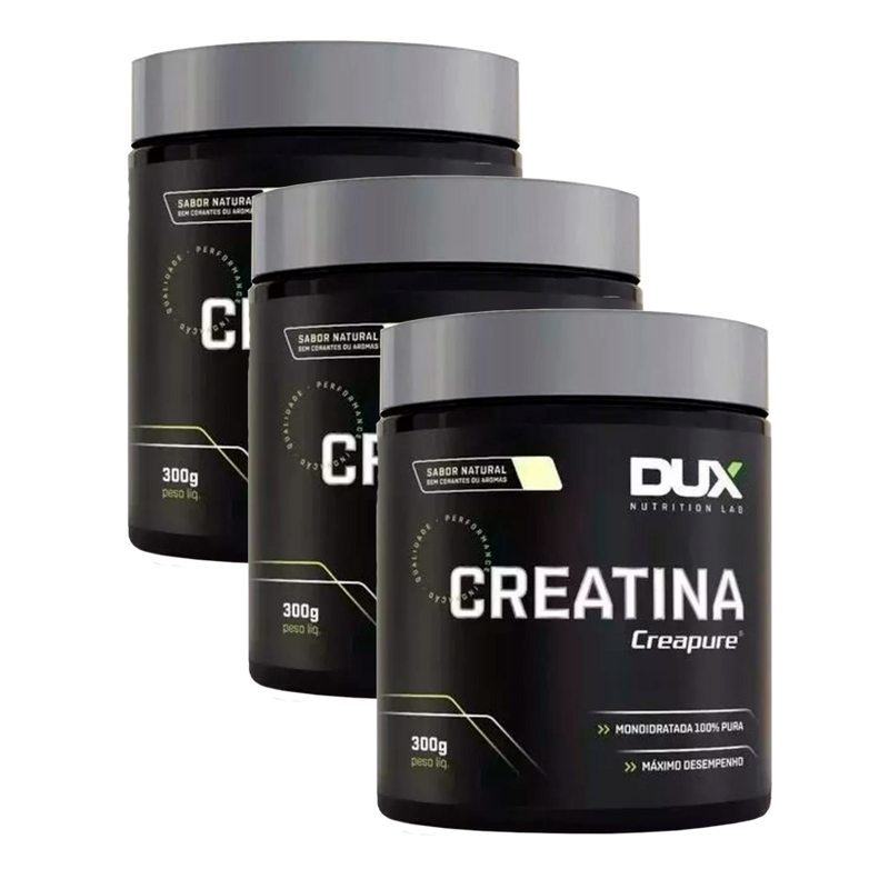 CREATINA DUX (100% Creapure®) - POTE 300g - Sem sabor