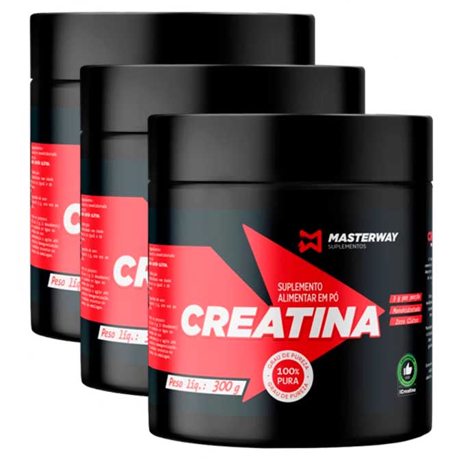 Creatina Monohidratada 300g - Masterway Suplementos