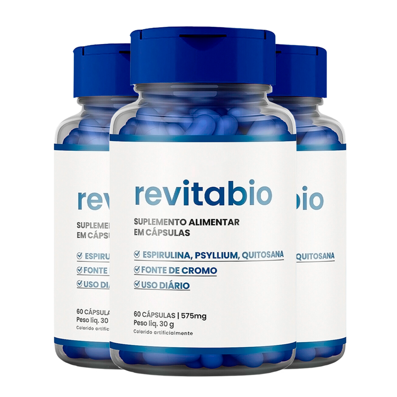 RevitaBio Original 60 Cápsulas - Rico em Cromo