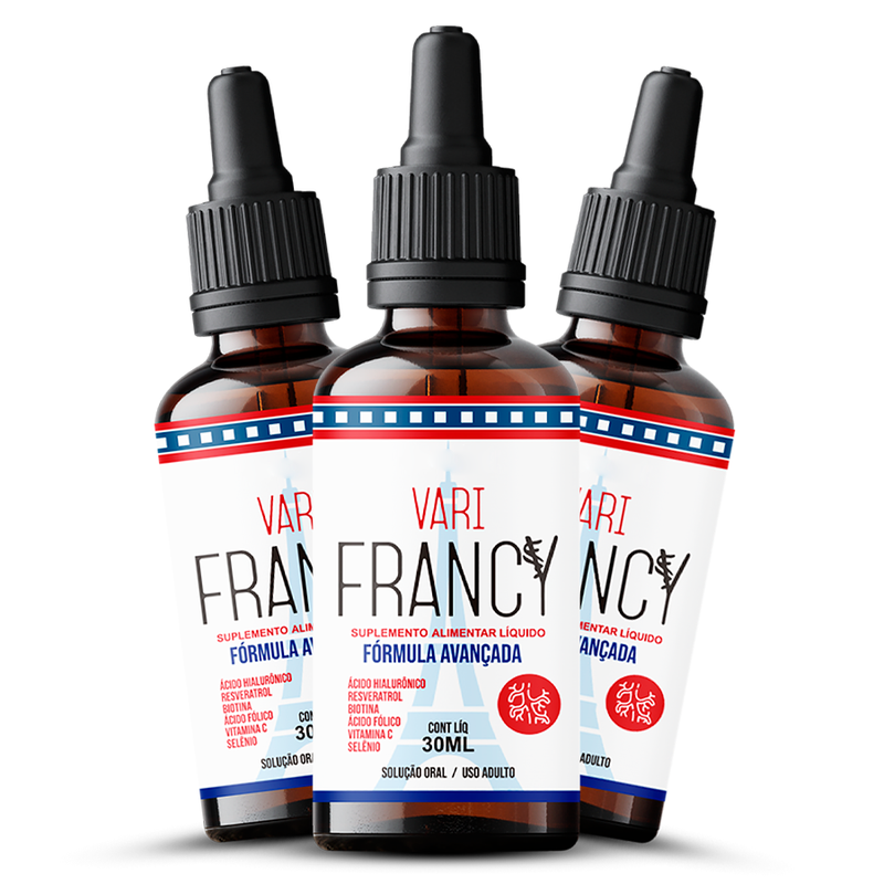 Vari Francy Original 30ml - Fórmula Avançada - Leia a descrição para mais informações.