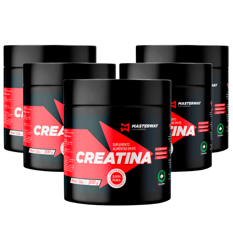 Creatina Monohidratada 300g - Masterway Suplementos