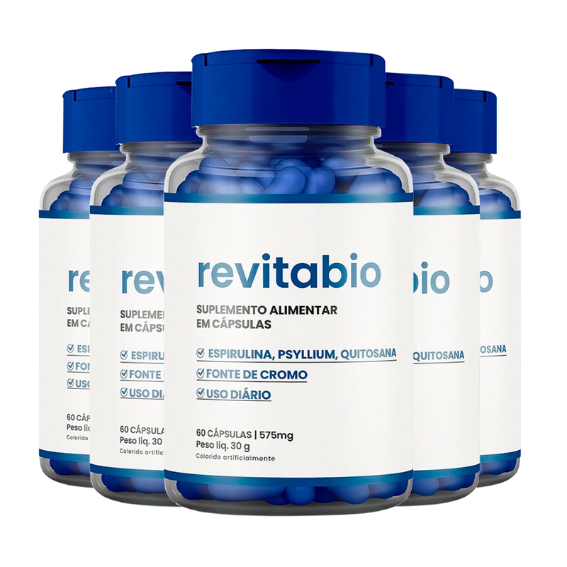 RevitaBio Original 60 Cápsulas - Rico em Cromo