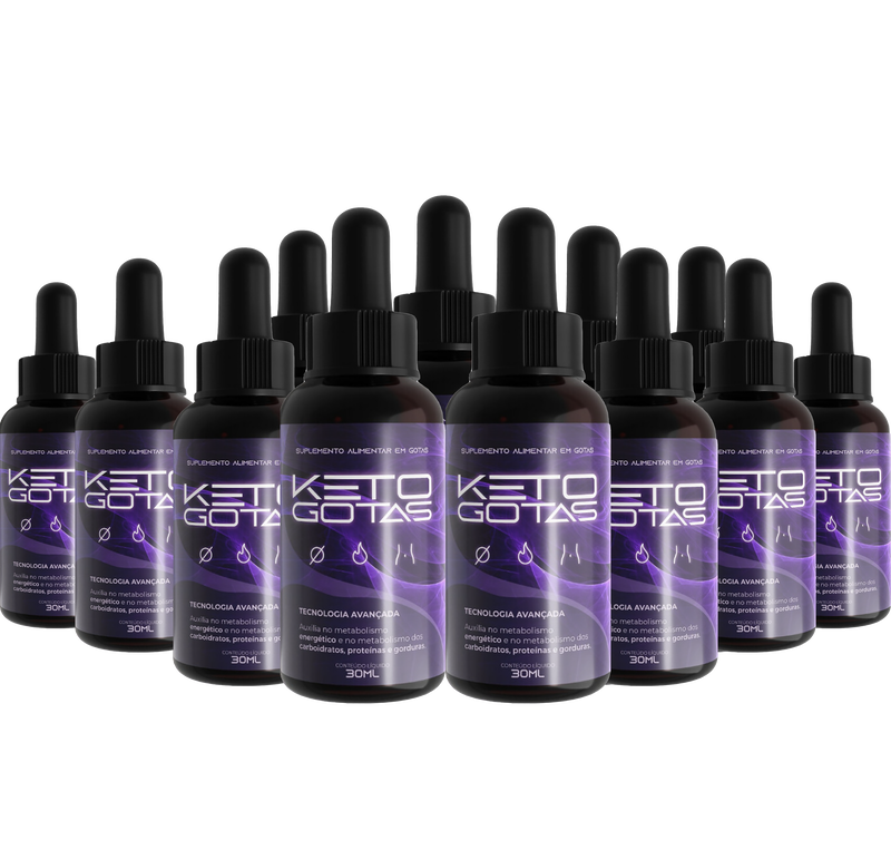 Keto Gotas Original 30ml - Leia a descrição para mais informações.