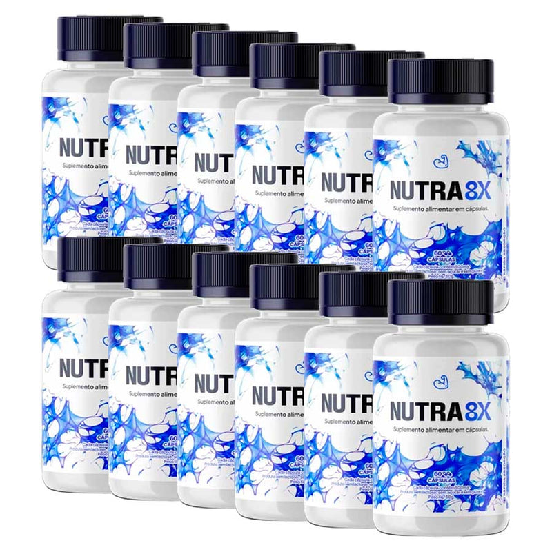 Nutra 8x Original 60 Cápsulas - Leia a descrição para mais informações