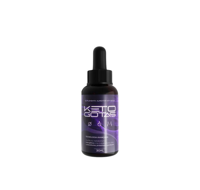 Keto Gotas Original 30ml - Leia a descrição para mais informações.