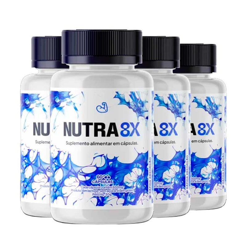 Nutra 8x Original 60 Cápsulas - Leia a descrição para mais informações