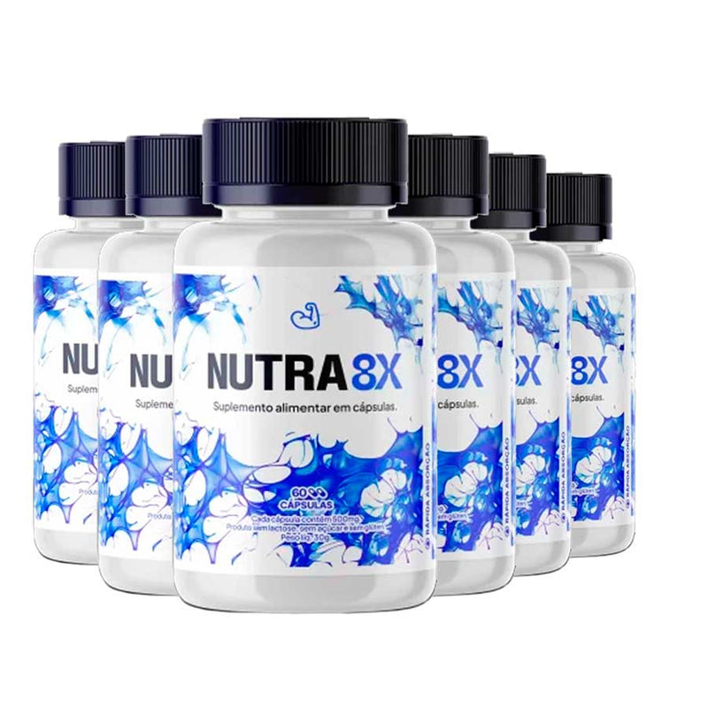 Nutra 8x Original 60 Cápsulas - Leia a descrição para mais informações