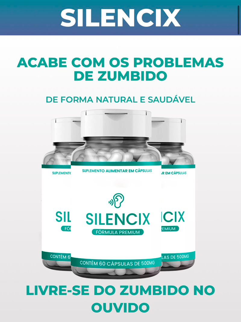 Silencix Original 60 Cápsulas - Leia a descrição para mais informações