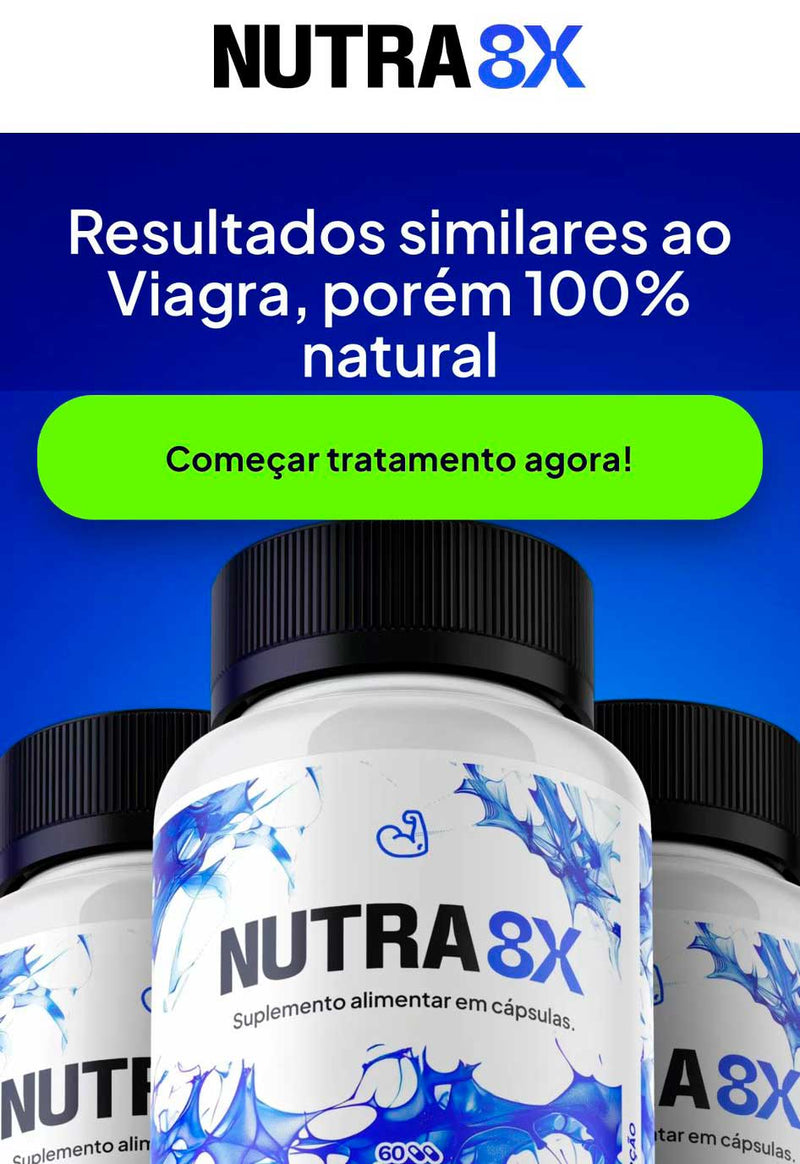 Nutra 8x Original 60 Cápsulas - Leia a descrição para mais informações