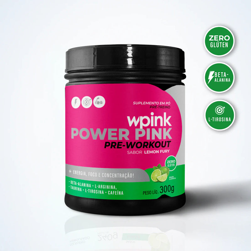 Pré-Treino Super Power Pink 300g - Maça Verde