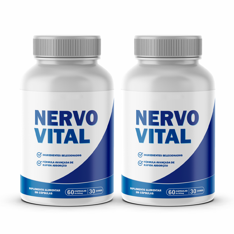 Nervo Vital Original 60 Cápsulas - Nervos e Articulações